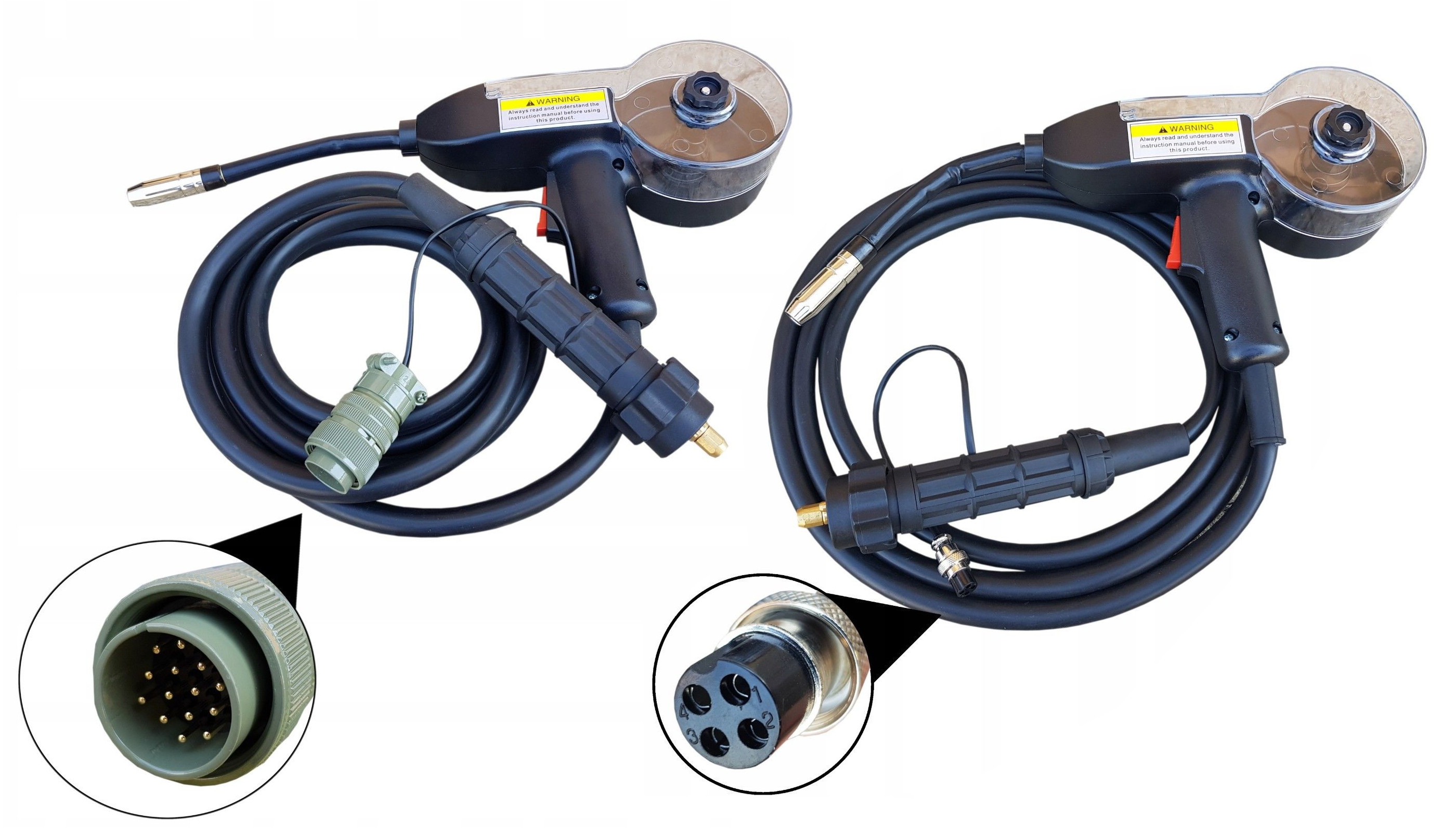 Sherman MIG Welding SpoolGun M-15 SB-8 Euro torch MIG 200M 4-PIN D100